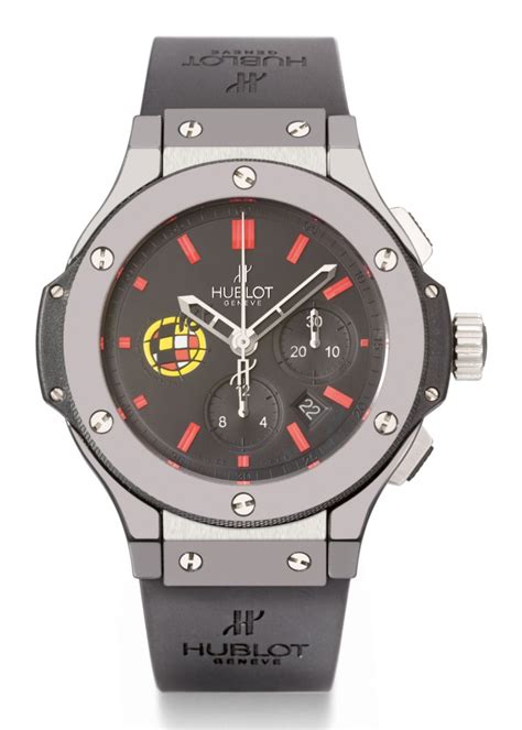 Hublot. A large titanium, ceramic and Kevlar automatic limited 